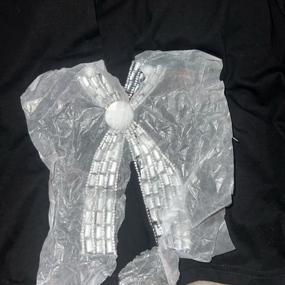 Commense Rhinestone Bow Decorated Top - Picture 7 of 15